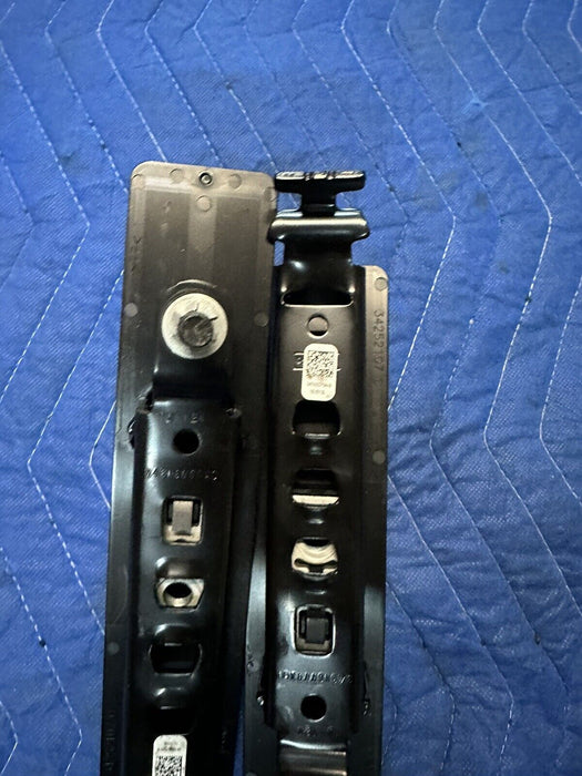 2020 FORD F350 PLATINUM DIESEL FRONT LEFT RIGHT SEAT BELT ADJUSTER BLACK SET OEM