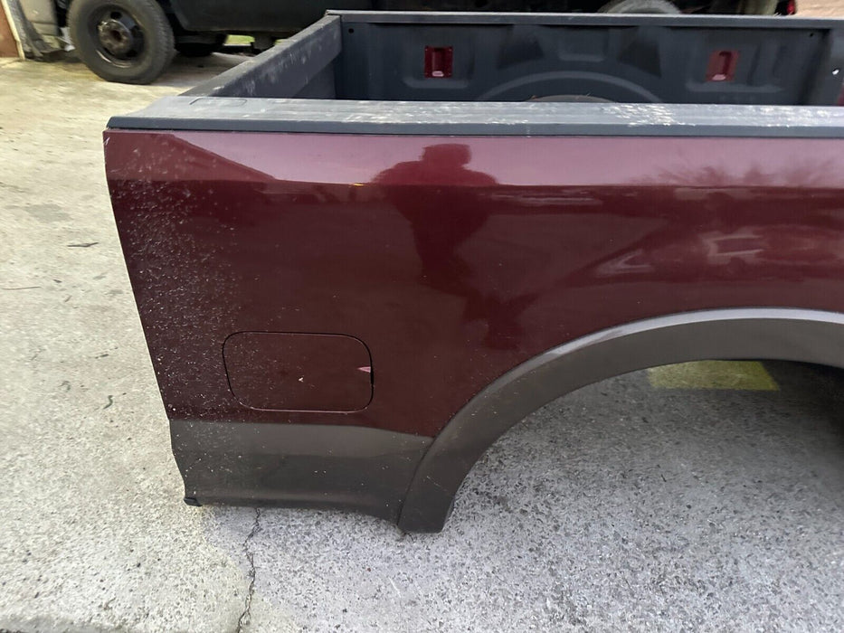 2017-2022 FORD F250 F350 6' 9" SHORT BED TWO TONE W/ FLARE RED OEM *DAMAGE*