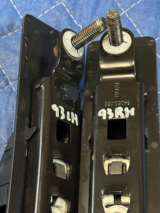 2019 FORD F250 F350 F450 PLATINUM B PILLAR SEATBELT ADJUSTER BRACKETS PAIR OEM