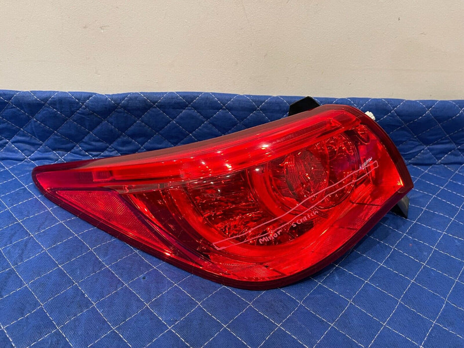 2017 INFINITI Q50 RED SPORT REAR DRIVER LEFT TAILIGHT OEM *MINOR SCRATCH*