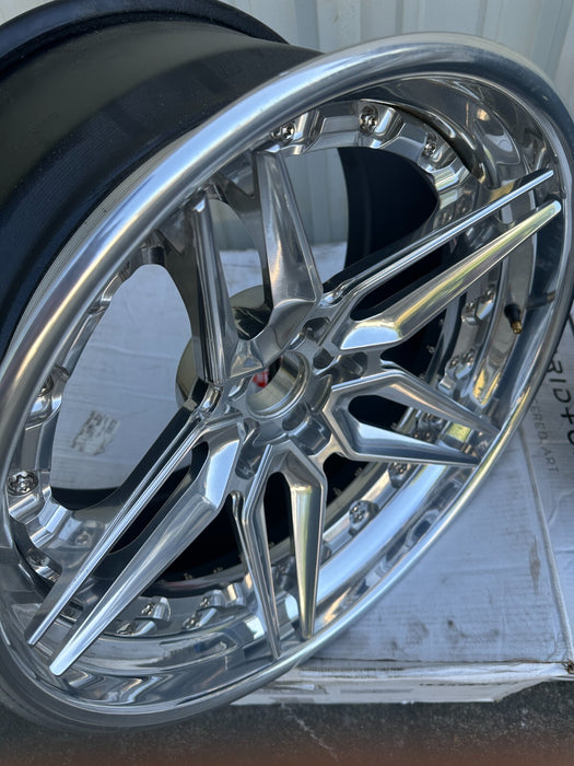 Vossen Forged Evo-1 3-Piece Wheels Rims 19x10.5 +3 18x9 +15 5x114.3 /$11K Retail