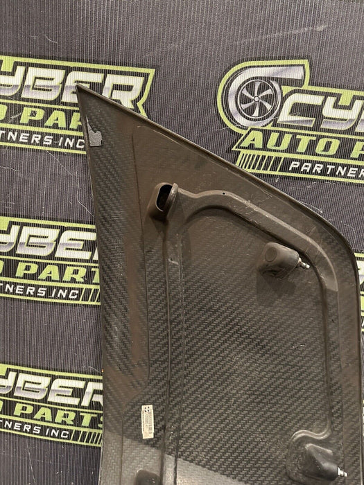 2012 AUDI R8 LEFT DRIVER LH CARBON FIBER SIDE BLADE OEM MINOR SCRATCHES/SCUFFS