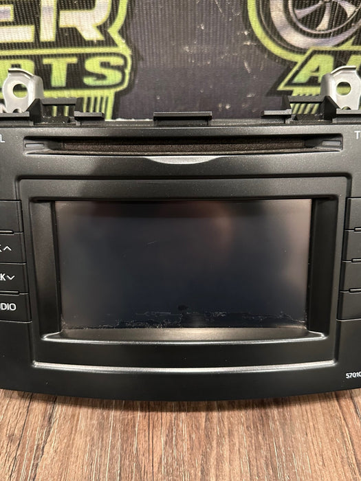 2014 TOYOTA PRIUS V NAVI SCREEN & RADIO HEAD UNIT ASSEMBLY OEM 86140-47010 *READ