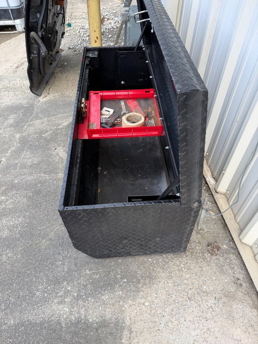 Weather guard 55” aluminum all purpose chest truck bed toolbox