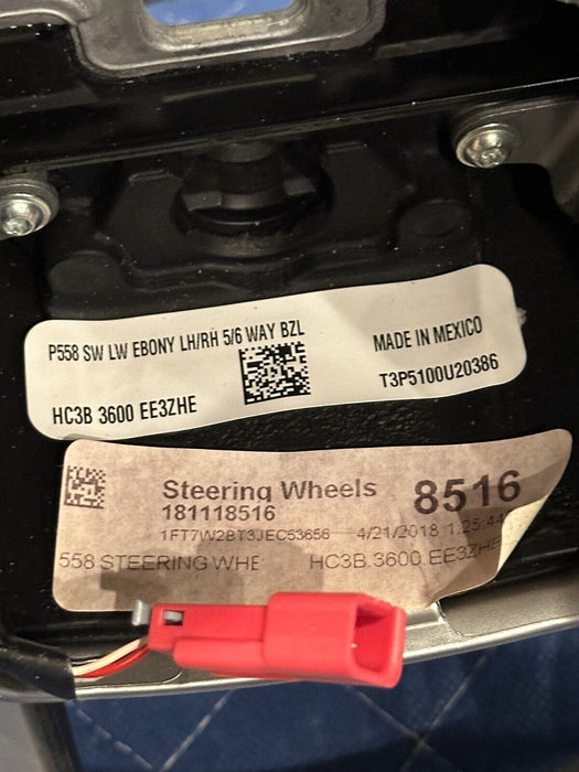 2017-2019 FORD F250 F350 LARIAT ADAPTIVE STEERING WHEEL W/ CRUISE CONTROL OEM