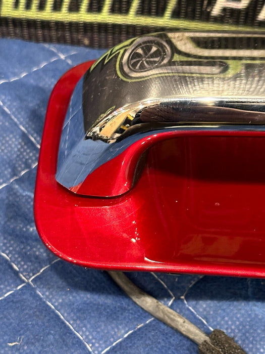 2017-2019 FORD F250 F350 F450 FRONT LEFT RUBY RED W/ CHROME HANDLE DOOR HANDLE