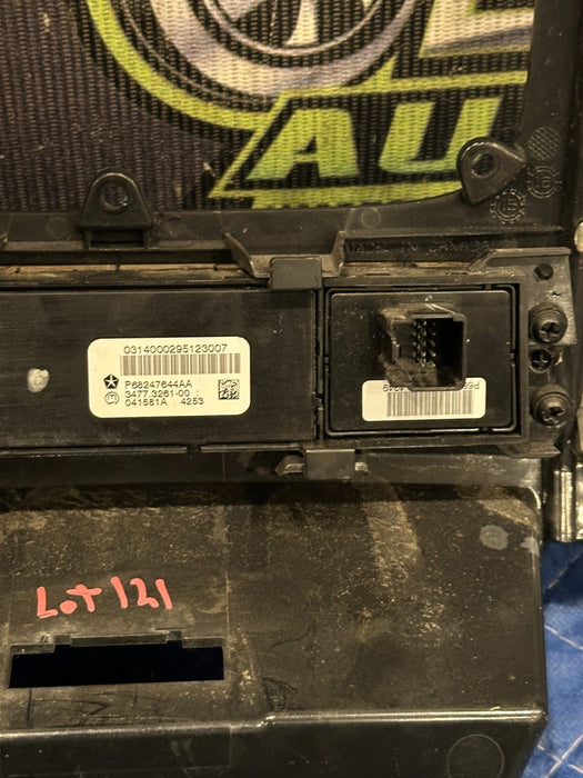 2015 DODGE RAM 2500 RADIO SCREEN SURROUND BEZEL TRIM LOADED OEM