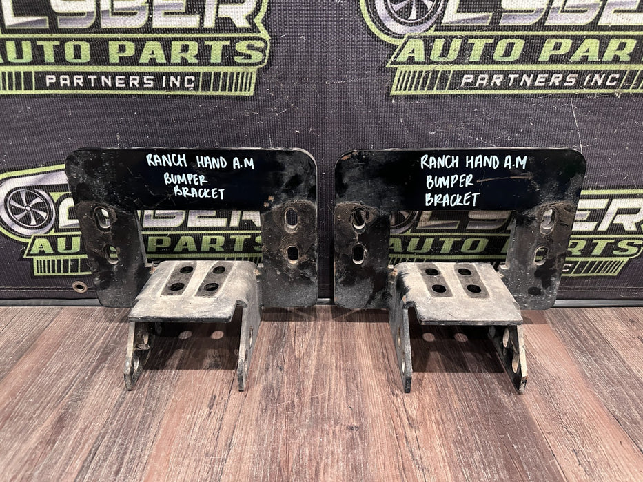 FORD RANCH HAND AFTERMARKET FRONT BUMPER BRACKETS