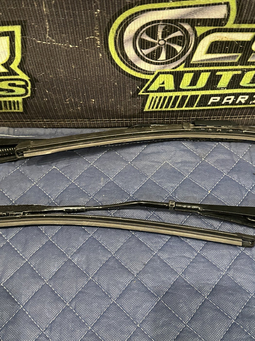 2014 PORSCHE 911 TURBO S FRONT WINDSHIELD WIPER ARMS OEM