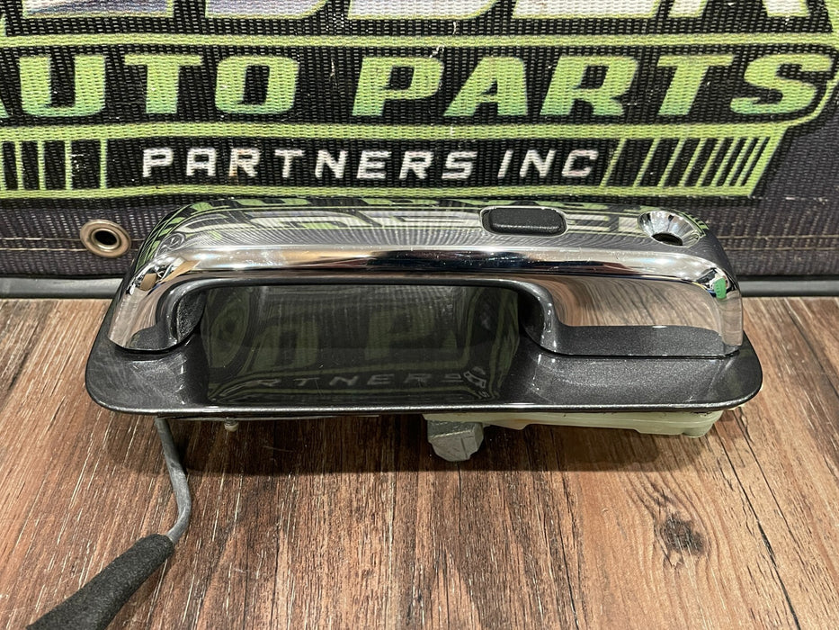 2017-2019 FORD F250 F350 F450 FRONT LEFT DOOR HANDLE OEM *READ* MAGNETIC GRAY J7