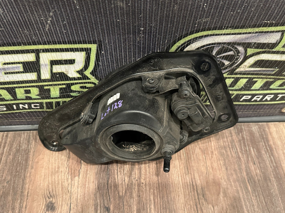 2017 AUDI R8 FUEL GAS CAP LID HOUSING ASSEMBLY OEM