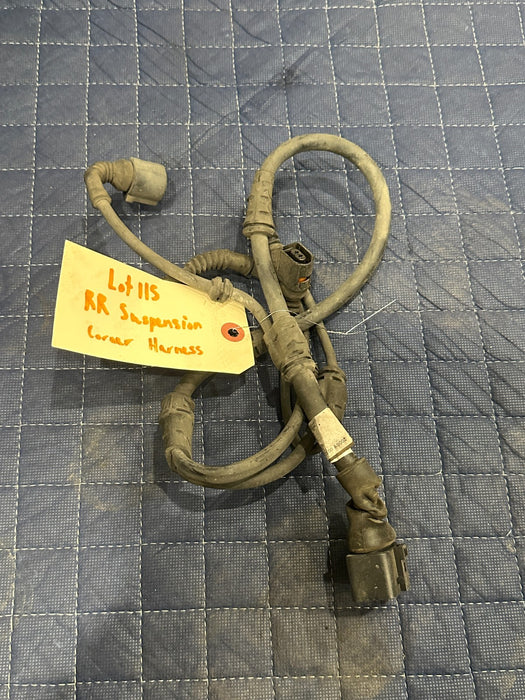 2014 PORSCHE 911 TURBO S 991 REAR RIGHT AXLE SUSPENSION CORNER HARNESS OEM