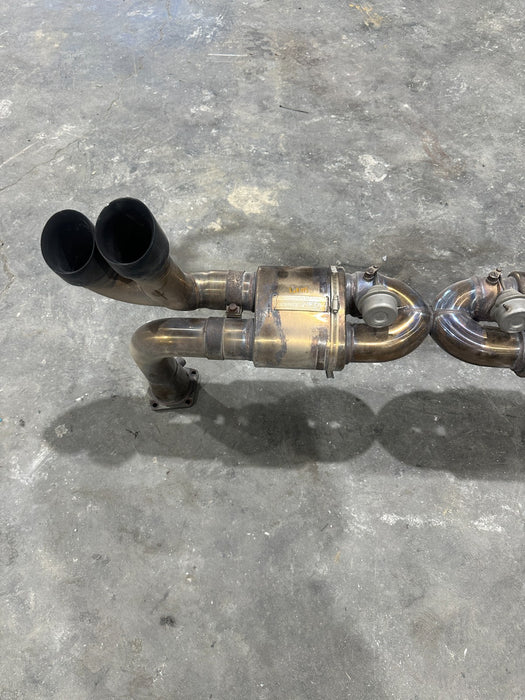 2014 PORSCHE 911 TURBO S 991 Fi Exhaust SYSTEM TITANIUM VALVED