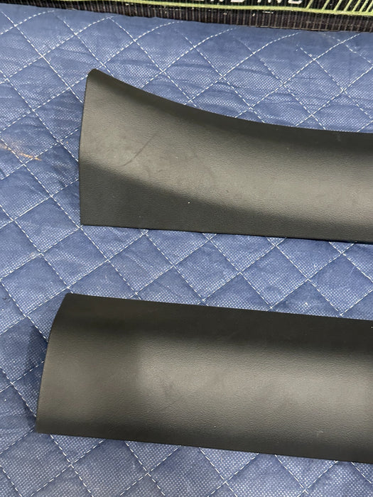 2014 AUDI R8 OEM LEFT RIGHT INNER DOOR SILL SCUFF PLATE COVER TRIM 420 853 906