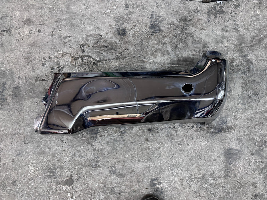 2017-2019 FORD F250 F350 REAR RIGHT CHROME BUMPER CORNER OEM *FLAWS/DENT #9*