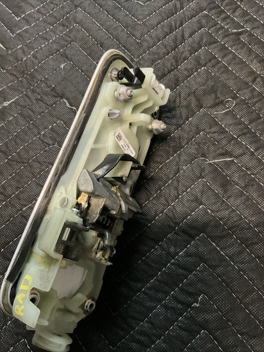 2017 2018 FORD F250 F350 F450 PLATINUM REAR LEFT DOOR HANDLE PEARL WHITE OEM