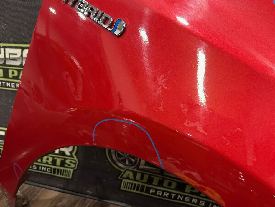2014 TOYOTA PRUIS V FRONT PASSENGER RIGHT FENDER OEM *RESIDUE/PAINT CHIPS* (READ