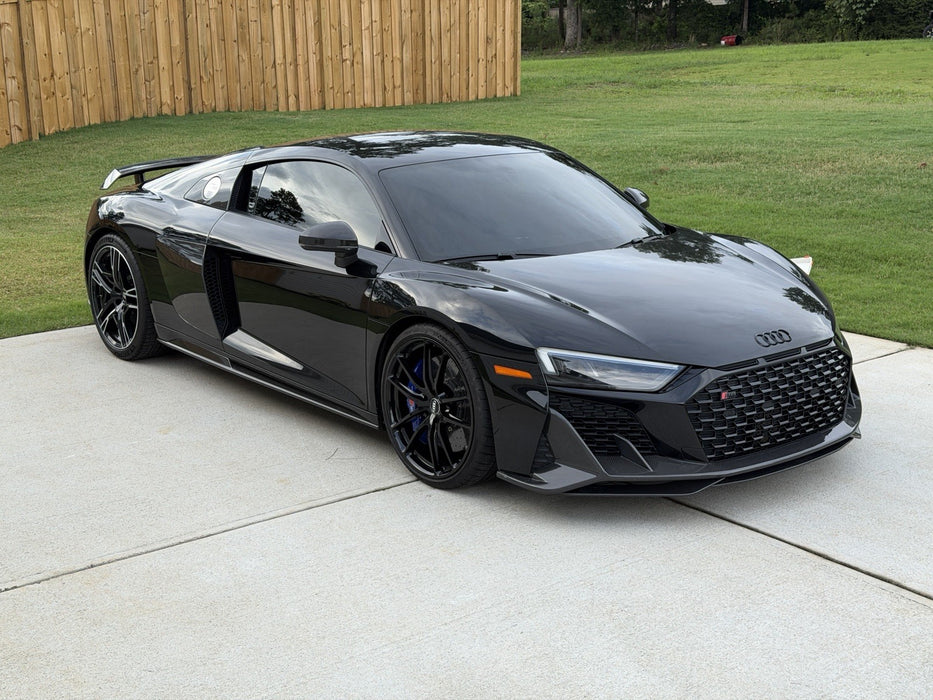 HRE P104 WHEELS 5X112 AUDI R8 HURACAN 20X9 +38 FRONT 20X12 +46 REAR GLOSS BLACK