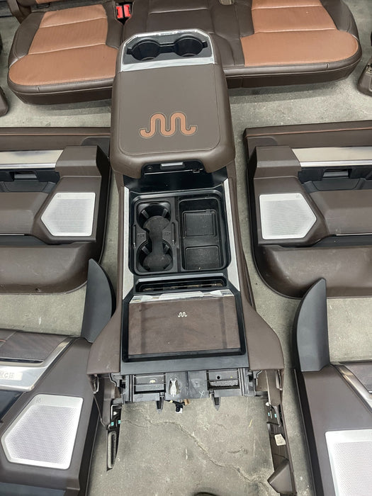 2023 2024 2025 FORD F250 F350 F450 KING RANCH INTERIOR SEATS CONSOLE DASHBOARD