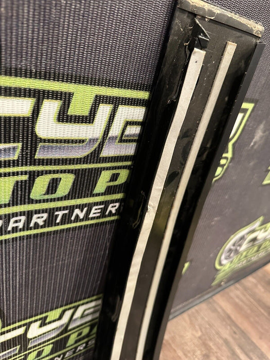 2017 FORD F250 F350 F450 FRONT RIGHT GLOSS BLACK B PILLAR DOOR TRIM OEM *WEAR*