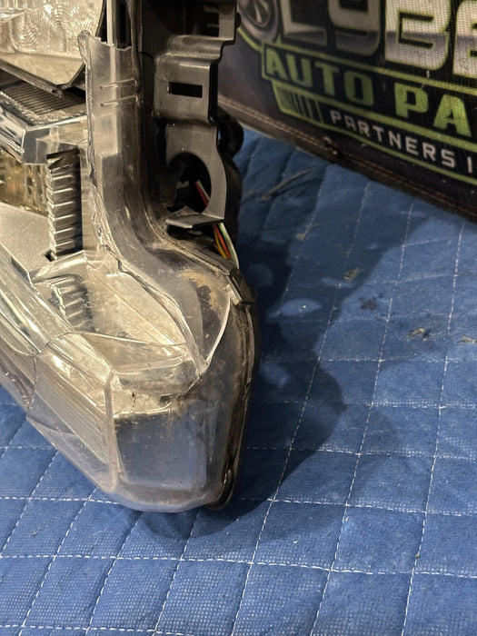 2017-2019 FORD F250 F350 F450 RIGHT PASSENGER LED HEADLIGHT OEM ~DAMAGE~