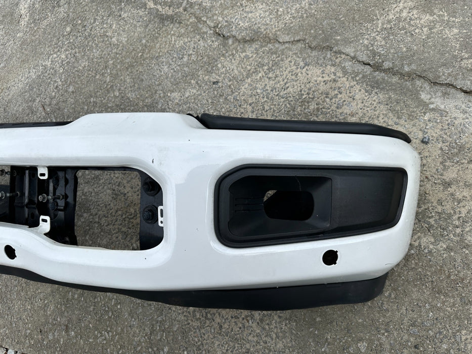 2023-2024 FORD F250 FRONT BUMPER STAR WHITE (AZ) OEM *SEE PICS 3-13/READ DESC*