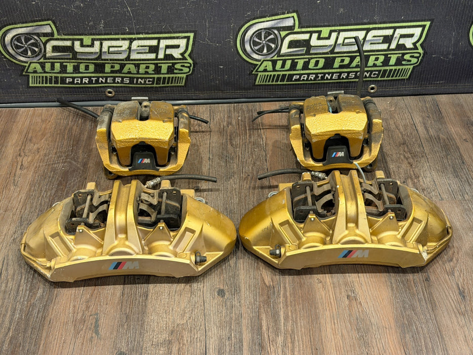 2020 BMW M8 M5 CARBON CERAMIC BREMBO BRAKE CALIPERS SET OEM 5K MILES 2021 2022