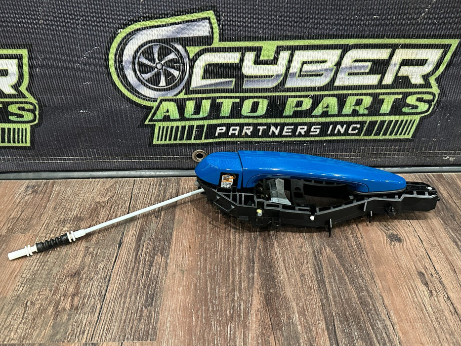 2020 BMW M4 F82 PASSENGER RIGHT DOOR HANDLE LAGUNA SECA BLUE *448* OEM *READ*