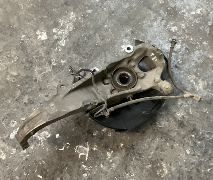 2014 INFINITI Q50 OEM SPINDLE W/ BRAKE LINE FRONT LH