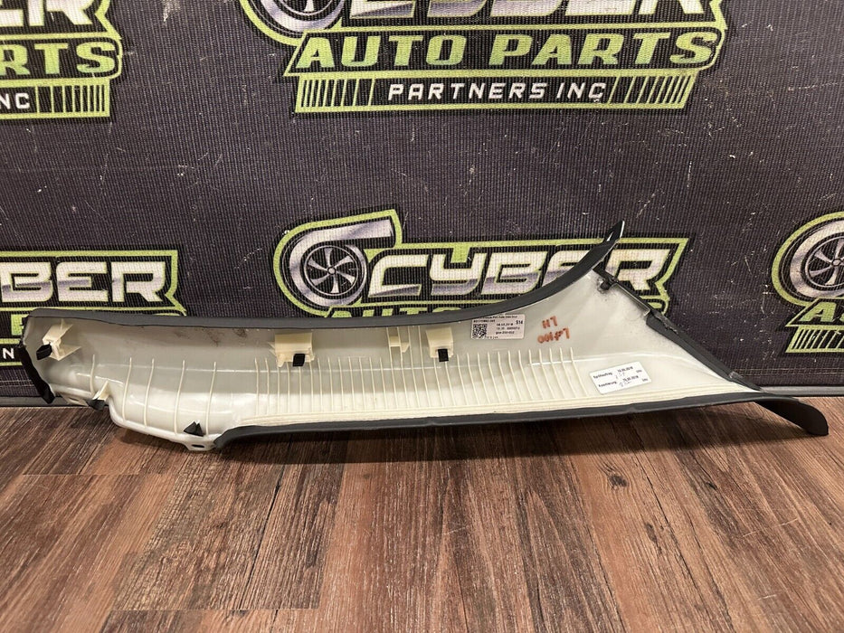 2017-18 AUDI R8 PLUS SPYDER FRONT DRIVER LEFT A PILLAR TRIM OEM 4S7 867 233 B