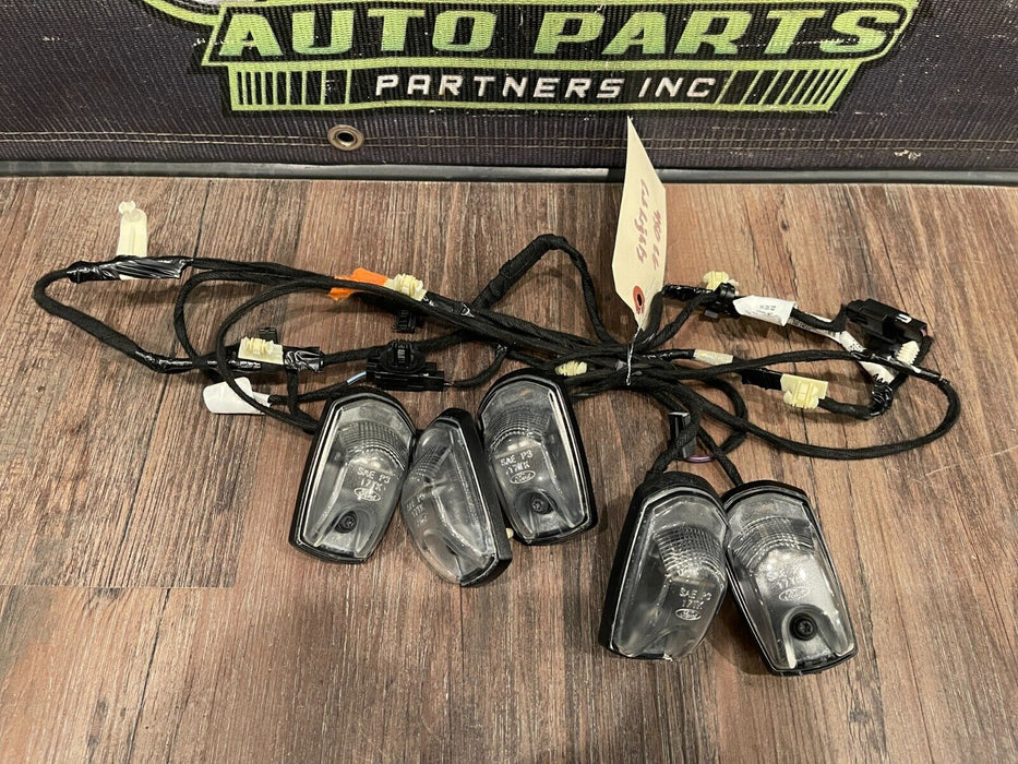 2022 FORD F350 F450 CAB ROOF LIGHTS W/ WIRING HARNESS (5) OEM LC3T-14335-AAE