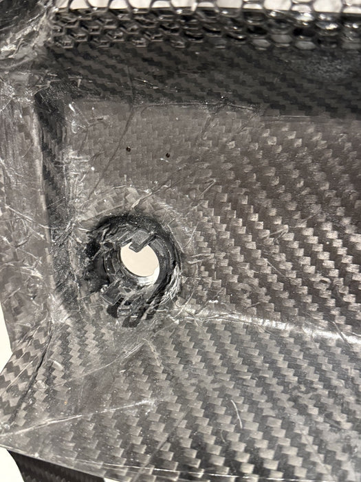 2024 BMW M3 M4 G80 G82 FRONT BUMPER CARBON FIBER GRILLE *CRACK/SCUFFS PICS 5-9*