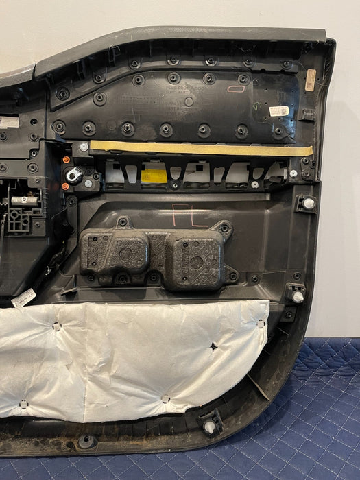 2017-2019 FORD F250 F350 BLACK FRONT DRIVER LEFT DOOR PANEL OEM SCRATCHES