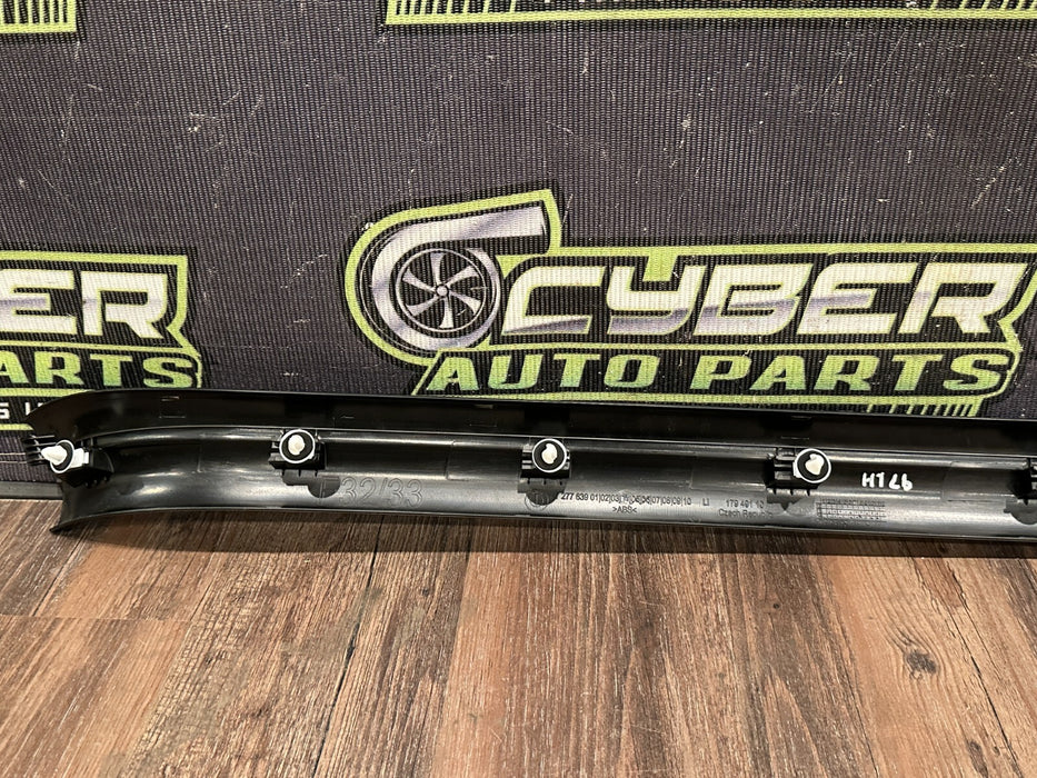 2020 BMW M4 F82 FRONT DRIVER LEFT DOOR SILL SCUFF PANEL TRIM OEM 727763901
