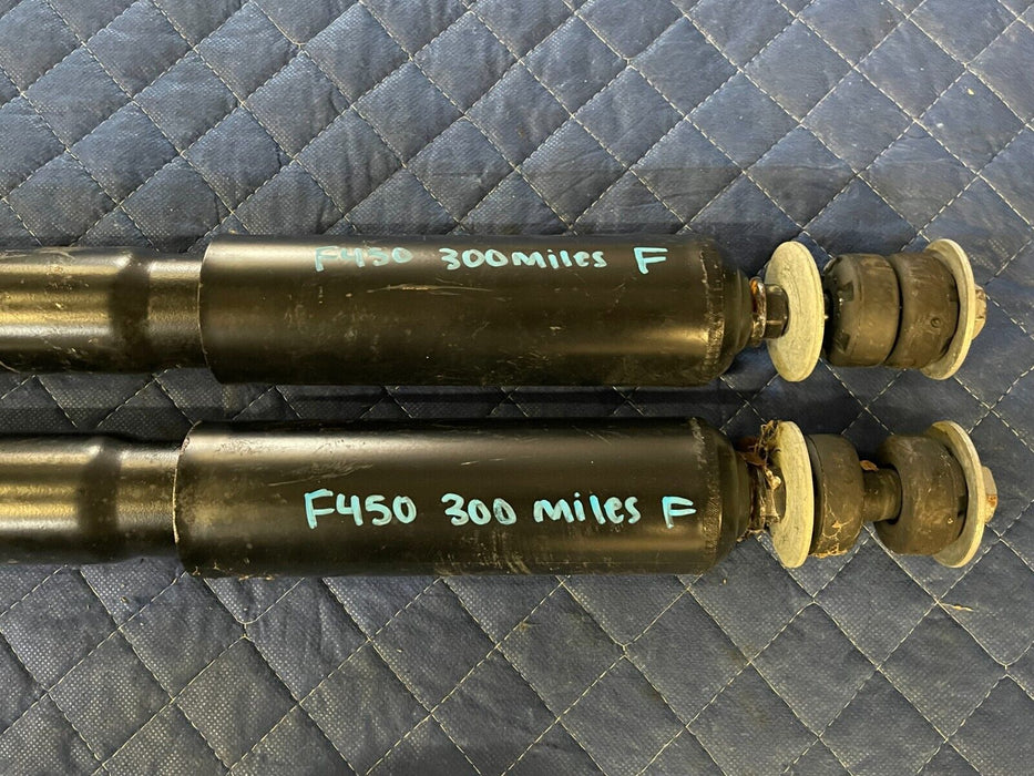 2021 FORD F450 DIESEL SUPERDUTY FRONT STRUT SHOCKS SET OEM 300 MILES