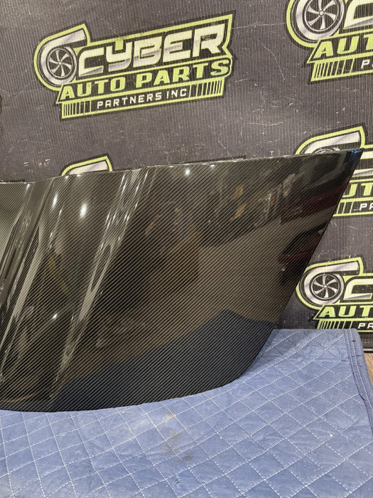 2014 AUDI R8 PLUS PASSENGER SIDE CARBON FIBER BLADE OEM GENEUINE *HAS PPF*