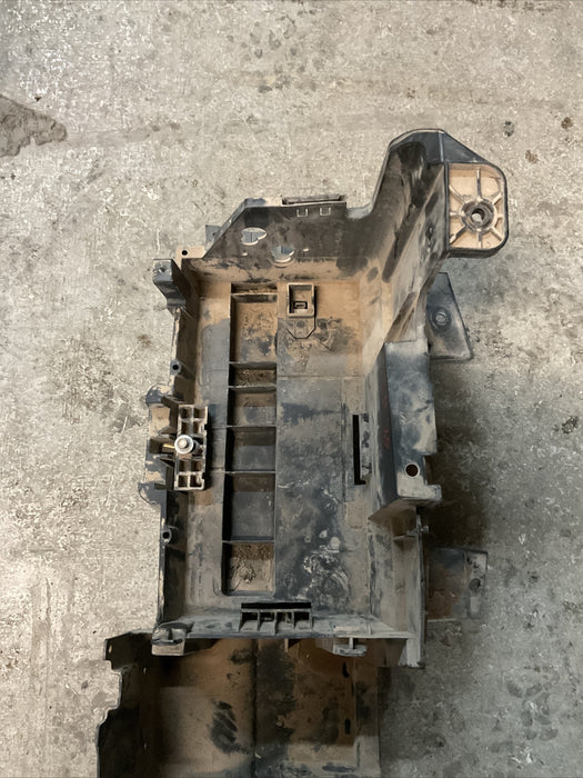 2017 RAM 3500 LARAMIE DIESEL 6.7L LEFT DRIVER BATTERY TRAY OEM 2013-2018~DAMAGE~