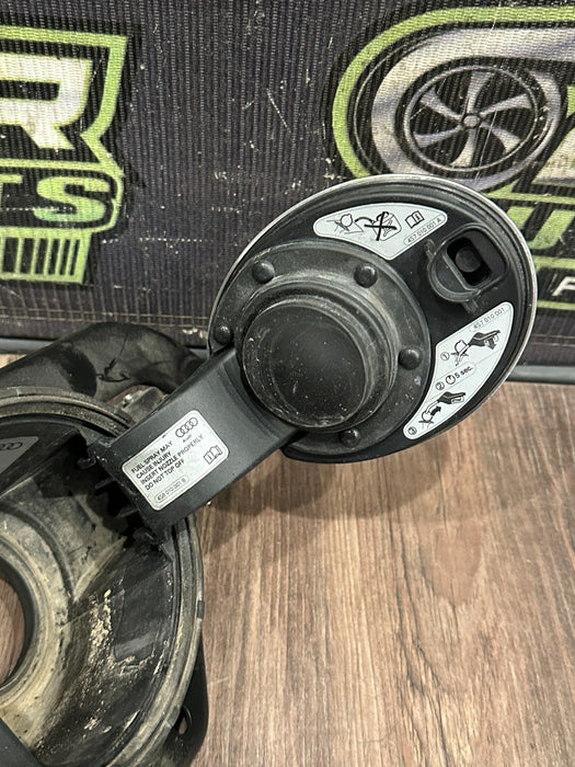 2017 AUDI R8 FUEL GAS CAP LID HOUSING ASSEMBLY OEM
