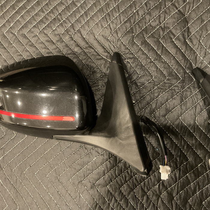 2017 NISSAN 370Z NISMO DOOR MIRROR PAIR LEFT RIGHT OEM 2009-2020 ~DAMAGE~
