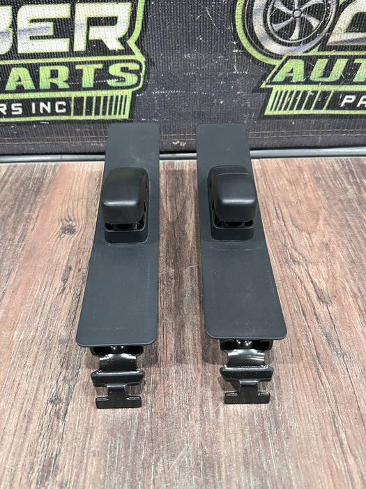 2017-19 FORD F250 F350 F450 PLATINUM LEFT RIGHT SEATBELT ADJUSTER BRACKETS OEM