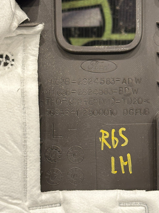 2017-2019 FORD F250 KING RANCH LEFT & RIGHT UPPER B PILLAR TRIM PANEL OEM~SCUFFS