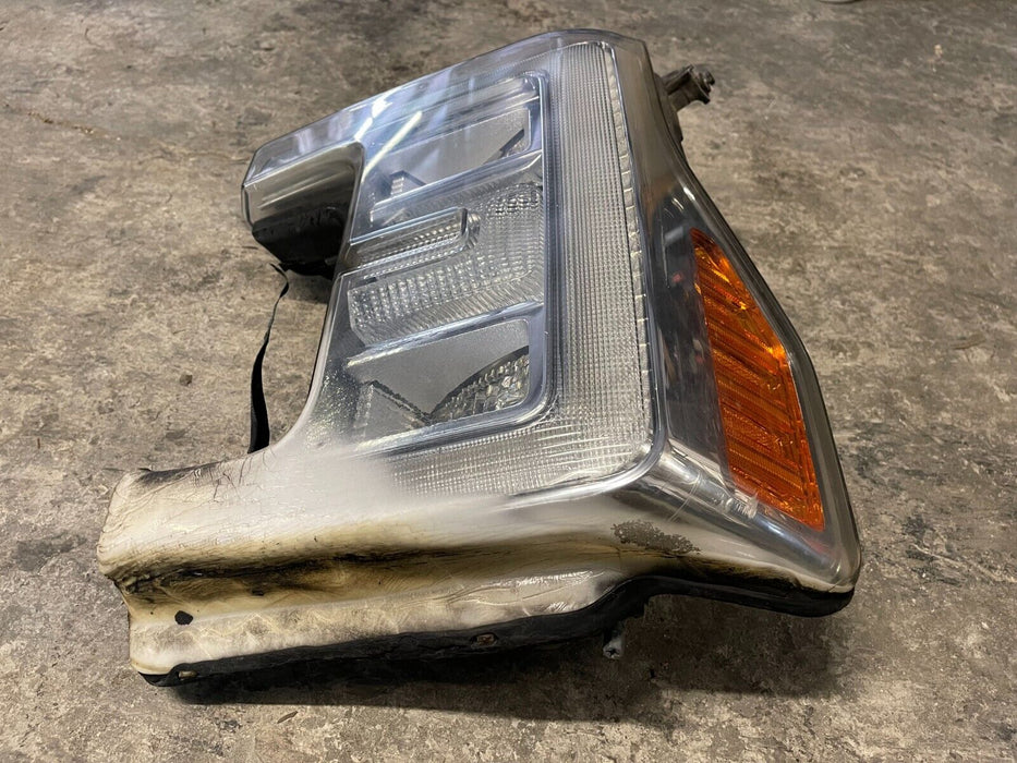 2017-2019 FORD F250 F350 F450 PASSENGER RIGHT LED HEADLIGHT OEM *BURN DAMAGE*