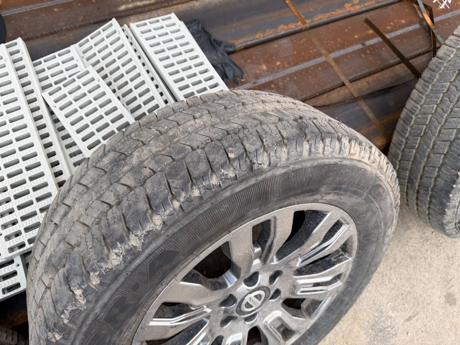 2016 NISSAN TITAN XD PLATINUM RESERVE WHEELS RIMS TIRES OEM GENUINE 6X5.5