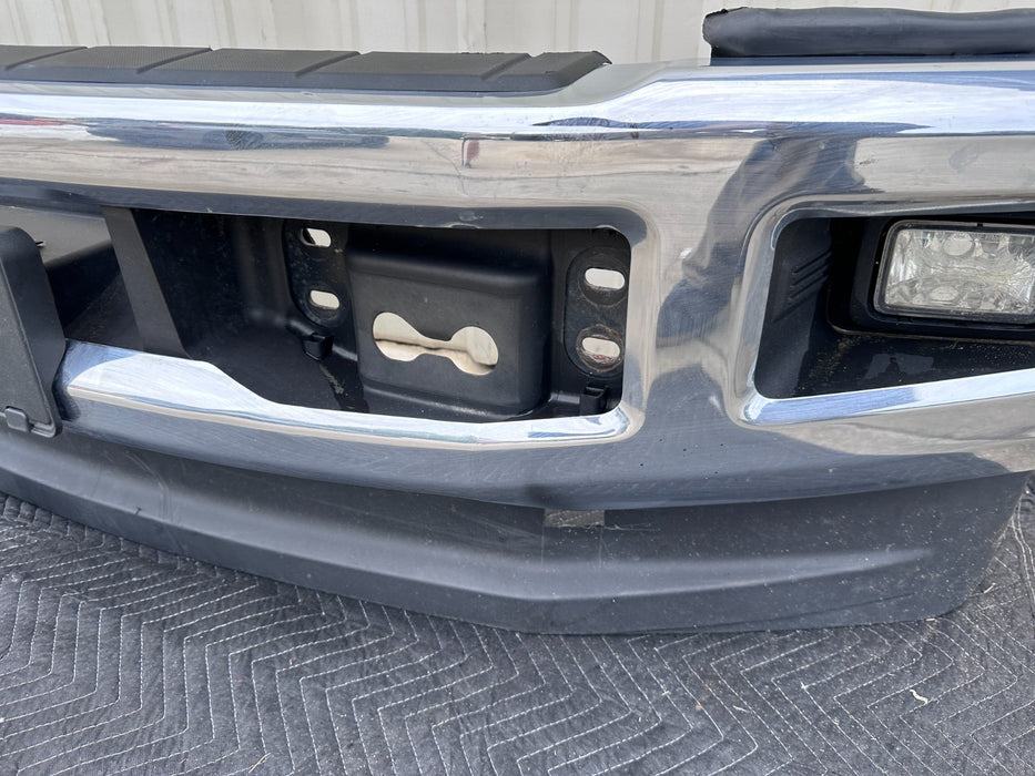 2017 2018 2019  FORD F250 F350 FRONT BUMPER ASSEMBLY CHROME OEM