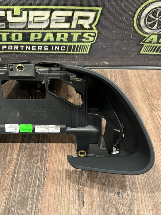 2017 AUDI R8 SPEEDOMETER GAUGE CLUSTER SURROUND BRACKET TRIM OEM 4S0 857 318