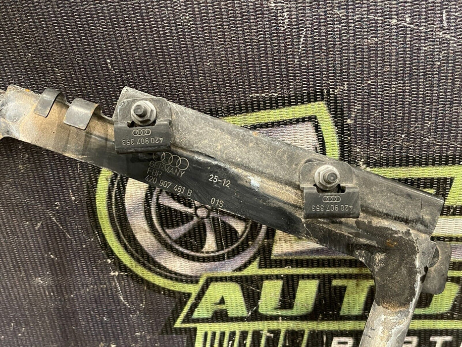 2012 AUDI R8 ECM ECU PCM LEFT LOWER BRACKET MOUNT OEM 420 907 461 B