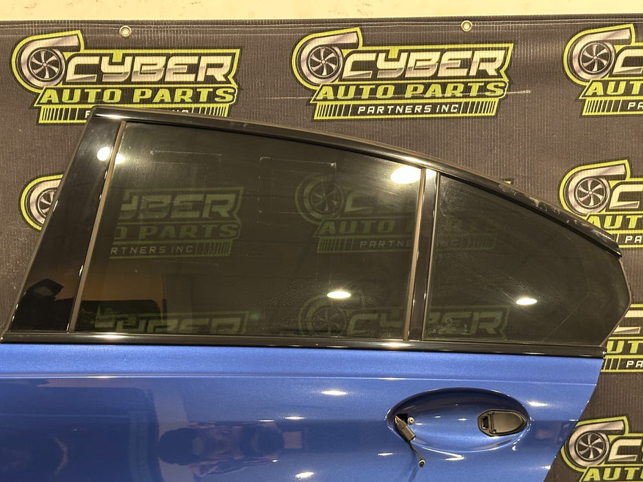 2024 BMW M3 M4 G80 G82 REAR LEFT DOOR SHELL PORTIMAO BLUE (C31) OEM