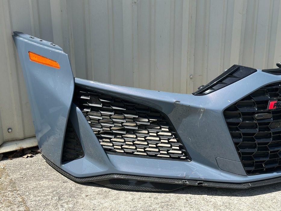 2020 2021 2022 2023 AUDI R8 FRONT BUMPER COVER W/ GRILLES COMPLETE GENUINE OEM
