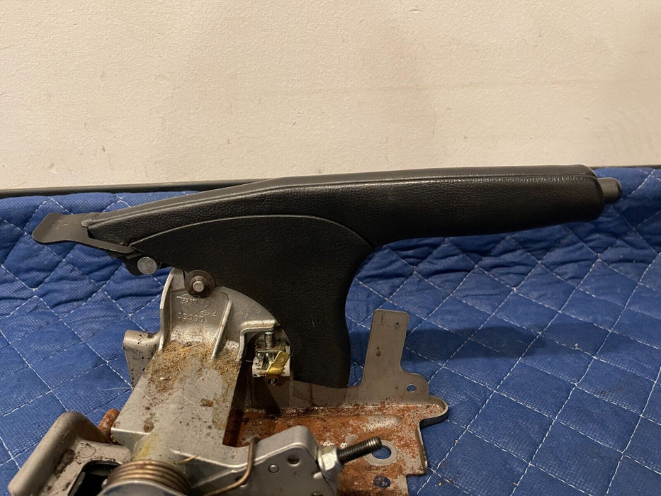 2017 NISSAN 370Z NISMO EMERGENCY E BRAKE HAND LEVER W GUN METAL GREY BUTTON OEM