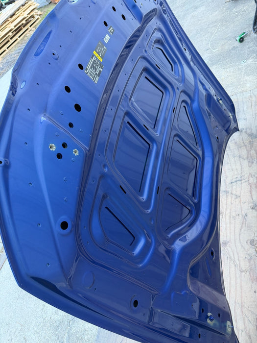 2021 2022 2023 2024 BMW M3 G80 HOOD PANEL BLUE OEM COMPLETE